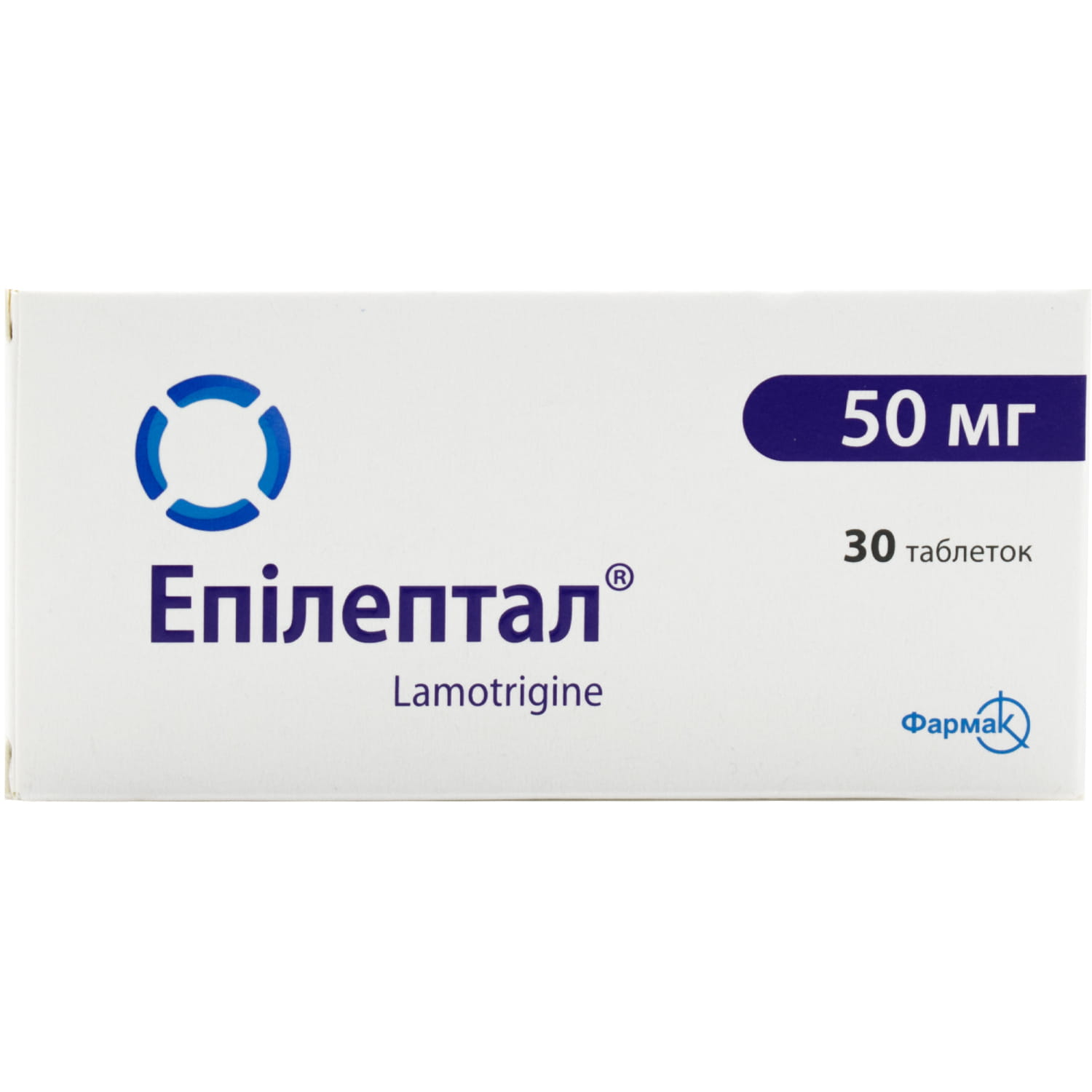 ЕПІЛЕПТАЛ® таблетки по 50 мг №30